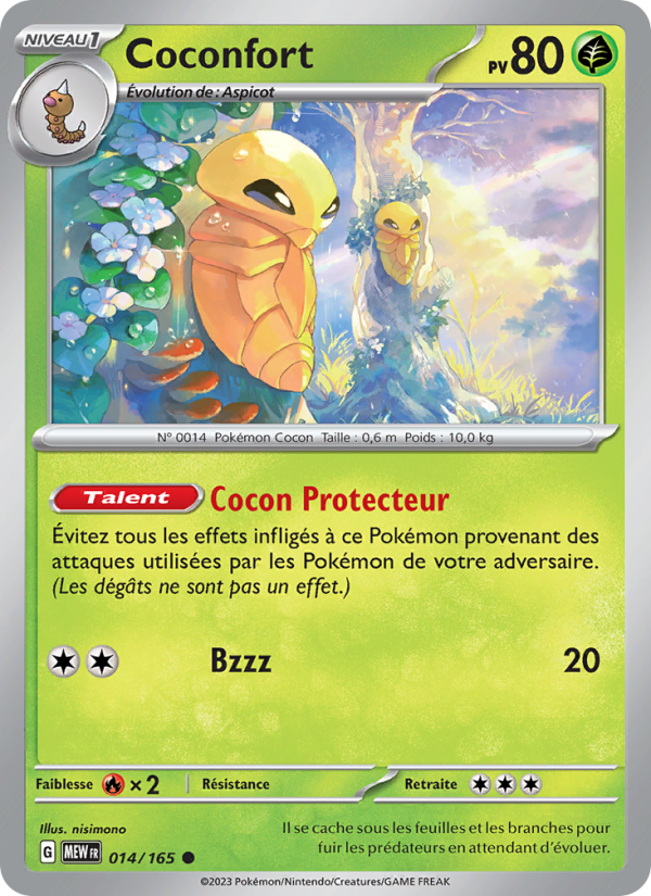 Coconfort 014 — 151 (French Pokémon TCG card)