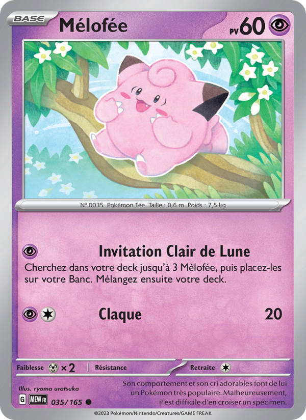 Mélofée 035 — 151 (French Pokémon TCG card)