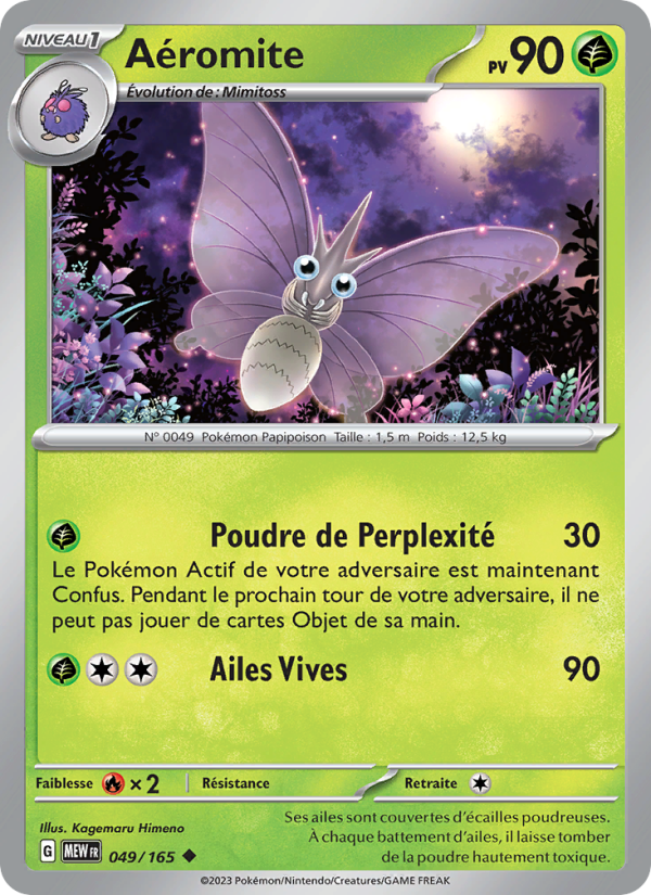 Aéromite 049 — 151 (French Pokémon TCG card)