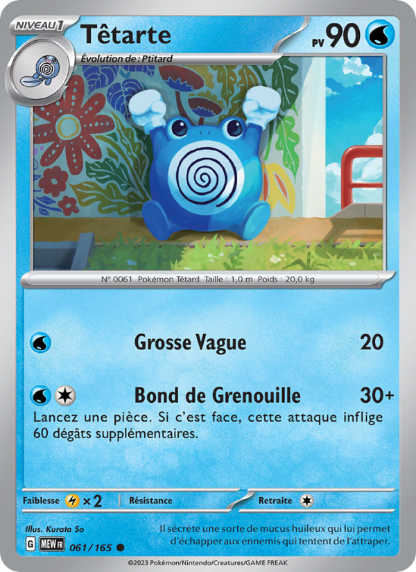 Têtarte 061 — 151 (French Pokémon TCG card)