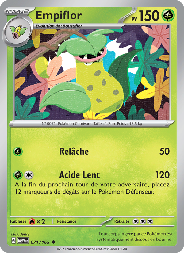 Empiflor 071 — 151 (French Pokémon TCG card)