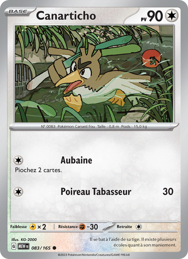 Canarticho 083 — 151 (French Pokémon TCG card)