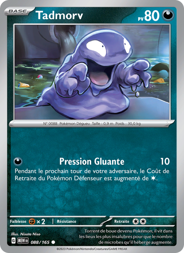 Tadmorv 088 — 151 (French Pokémon TCG card)