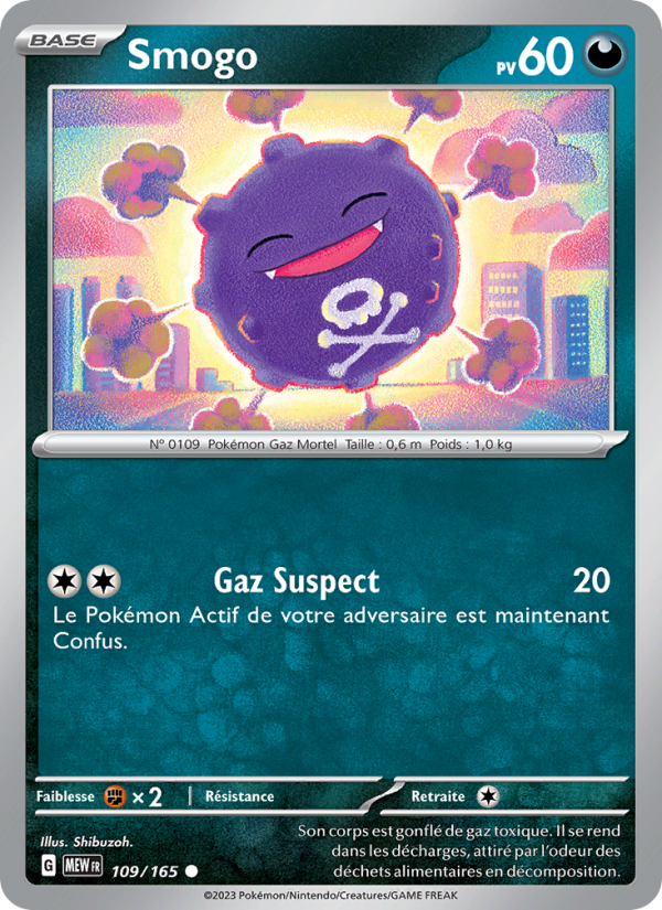 Smogo 109 — 151 (French Pokémon TCG card)