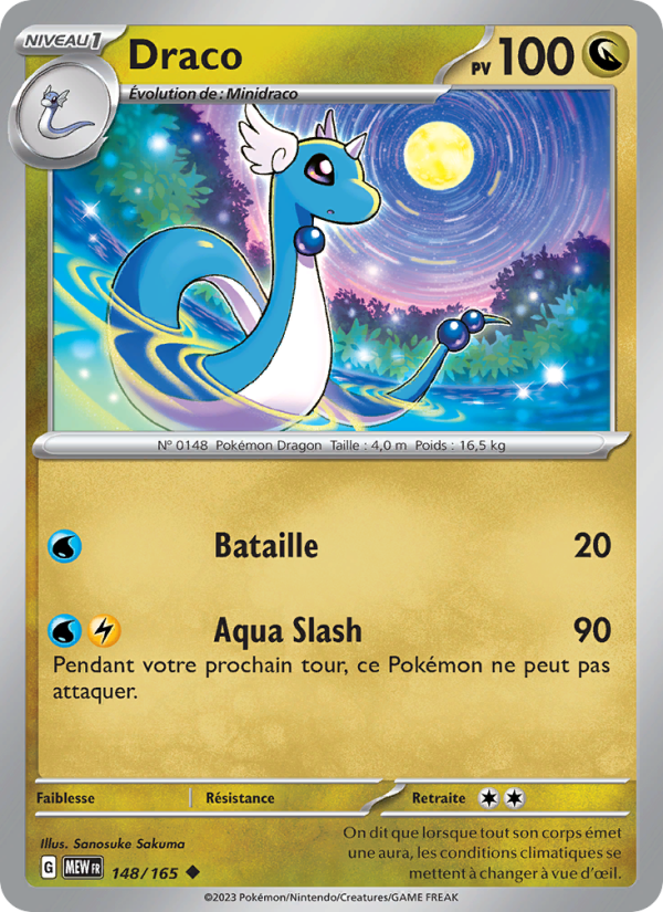 Draco 148 — 151 (French Pokémon TCG card)