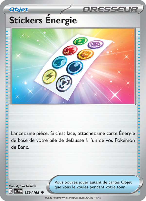 Stickers Énergie 159 — 151 (French Pokémon TCG card)