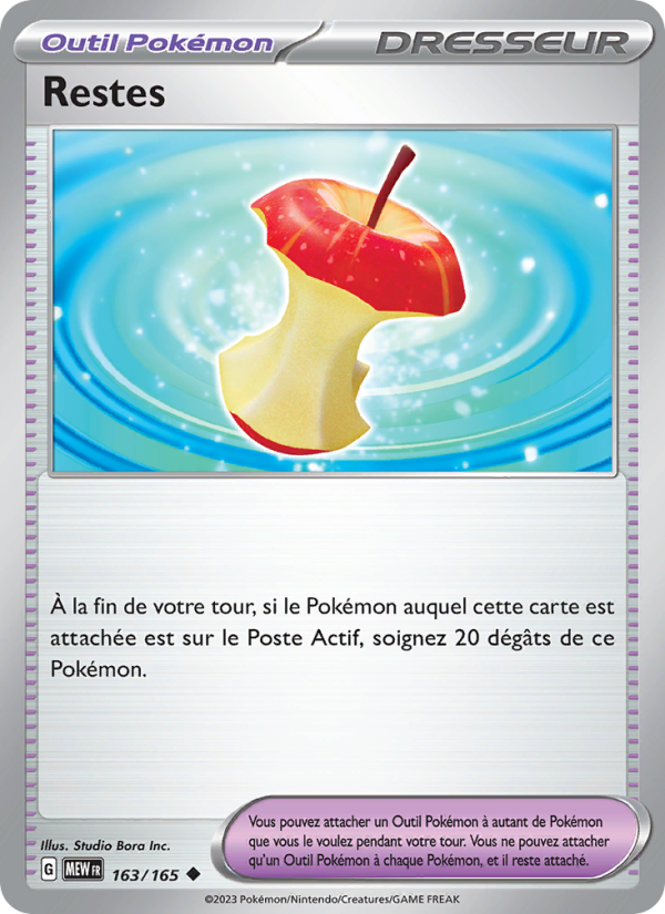 Restes 163 — 151 (French Pokémon TCG card)