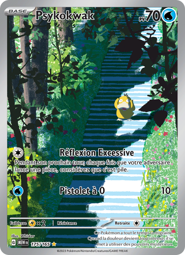 Psykokwak 175 — 151 (French Pokémon TCG card)