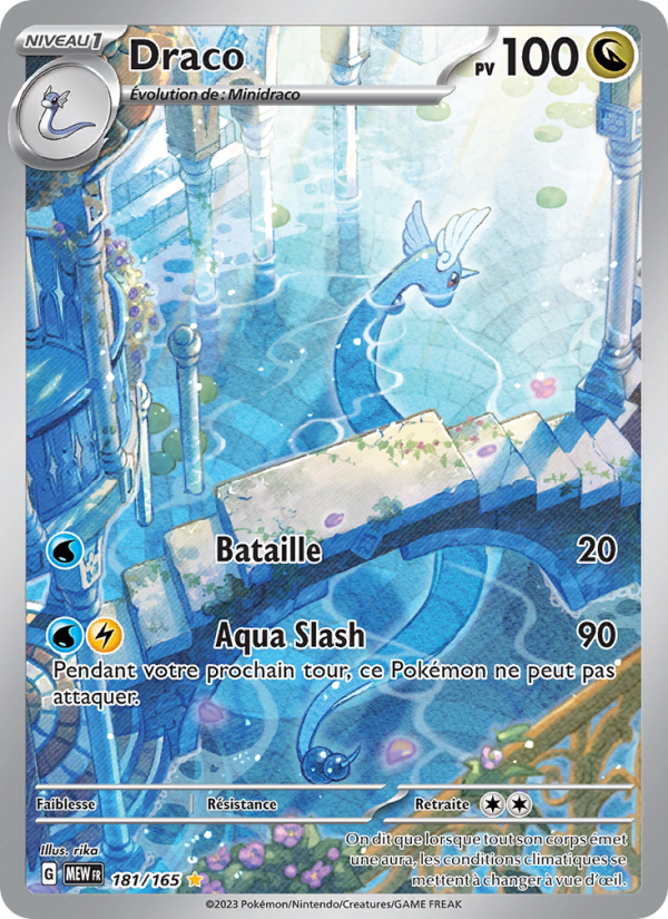 Draco 181 — 151 (French Pokémon TCG card)
