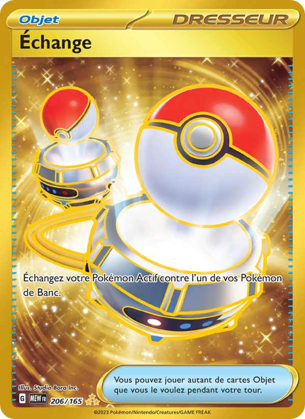 Échange 206 — 151 (French Pokémon TCG card)