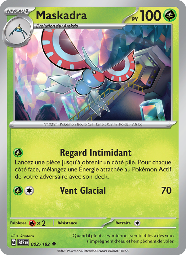Maskadra 002 — Paradox Rift (French Pokémon TCG card)