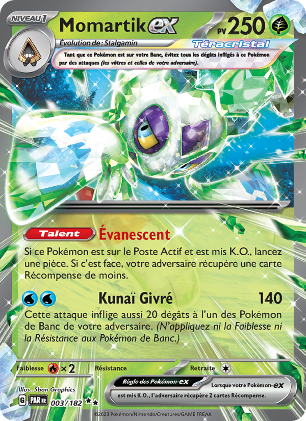 Momartik-ex 003 — Paradox Rift (French Pokémon TCG card)
