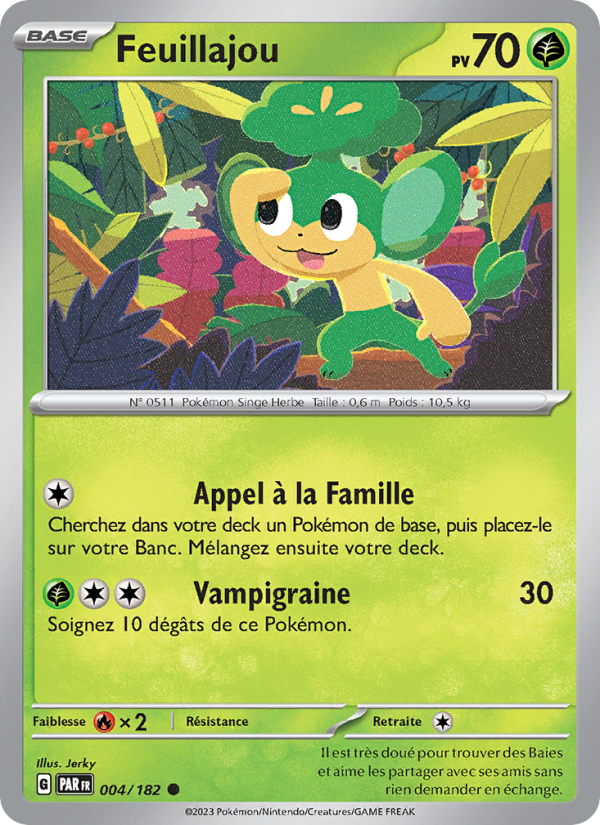 Feuillajou 004 — Paradox Rift (French Pokémon TCG card)
