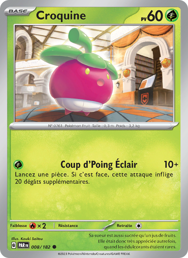 Croquine 008 — Paradox Rift (French Pokémon TCG card)