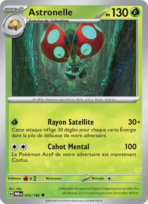 Astronelle 012 — Paradox Rift (French Pokémon TCG card)
