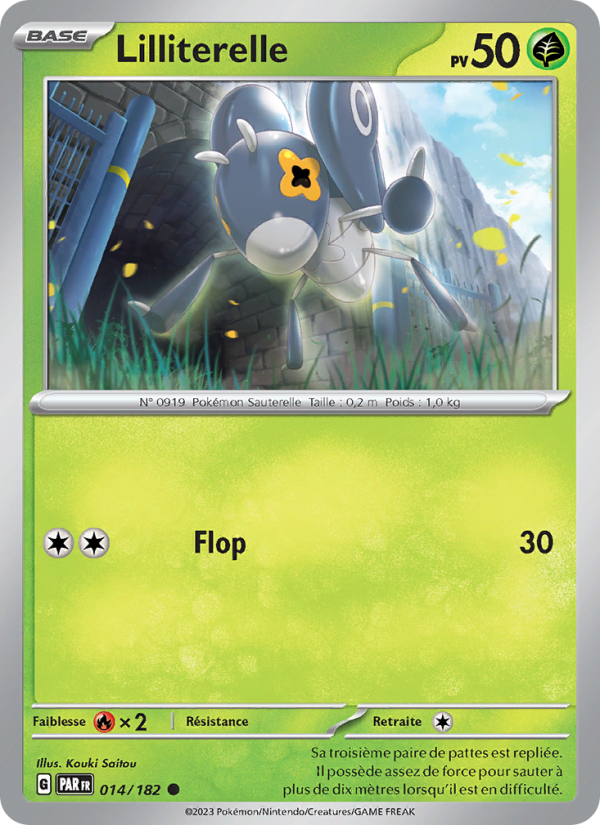 Lilliterelle 014 — Paradox Rift (French Pokémon TCG card)