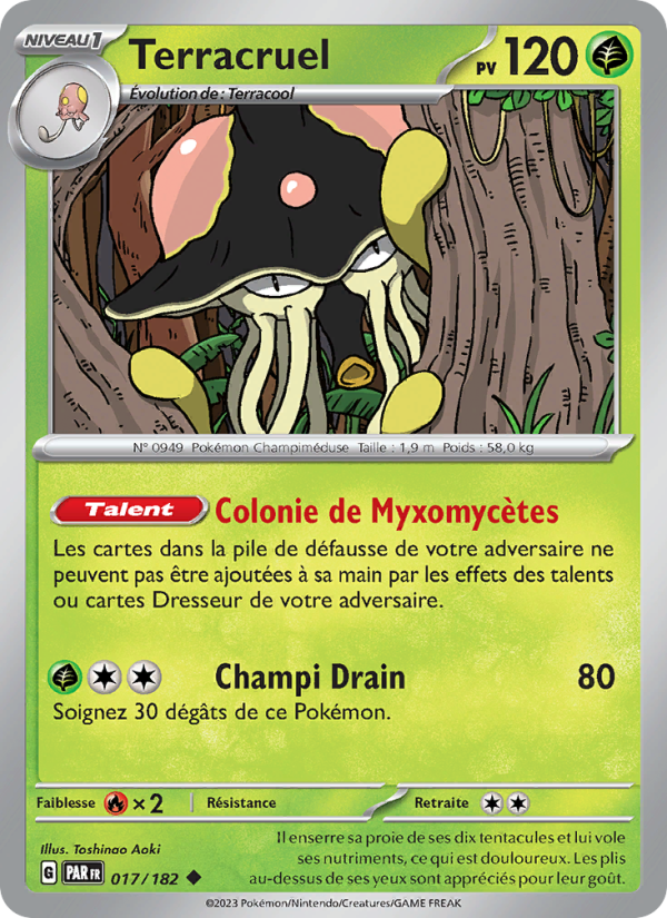Terracruel 017 — Paradox Rift (French Pokémon TCG card)