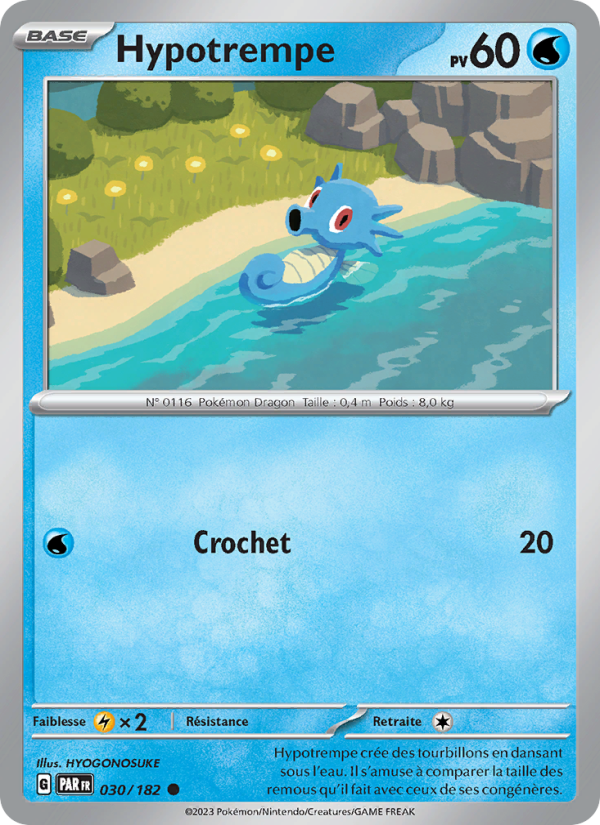 Hypotrempe 030 — Paradox Rift (French Pokémon TCG card)