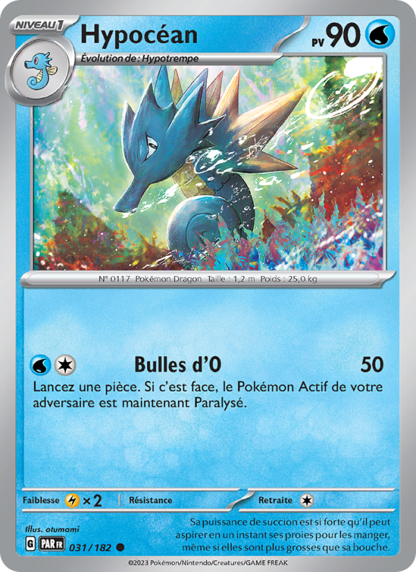 Hypocéan 031 — Paradox Rift (French Pokémon TCG card)