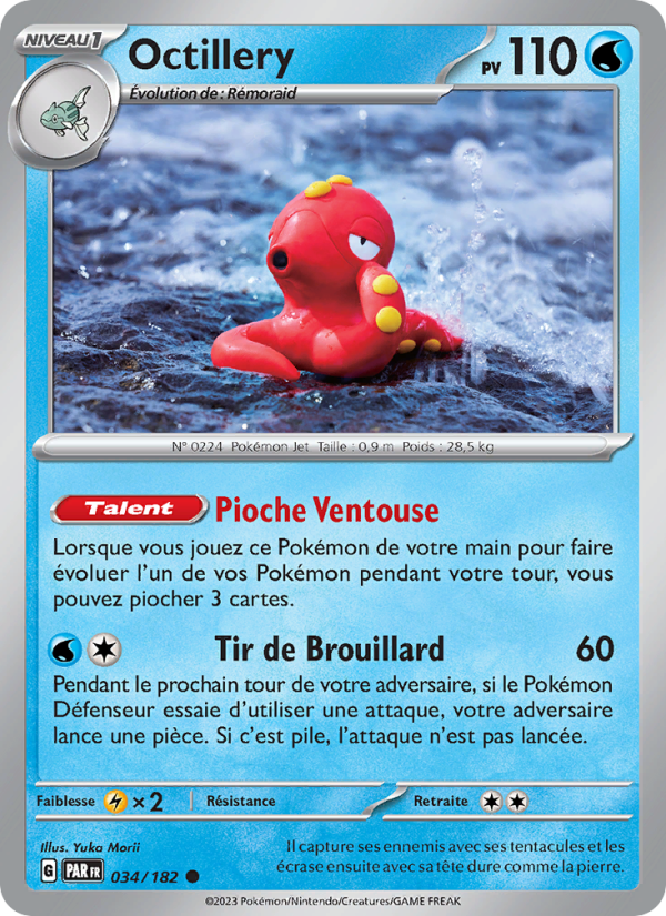 Octillery 034 — Paradox Rift (French Pokémon TCG card)
