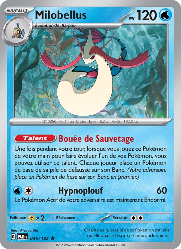 Milobellus 036 — Paradox Rift (French Pokémon TCG card)