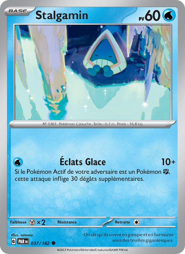 Stalgamin 037 — Paradox Rift (French Pokémon TCG card)