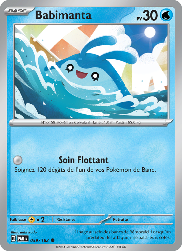 Babimanta 039 — Paradox Rift (French Pokémon TCG card)