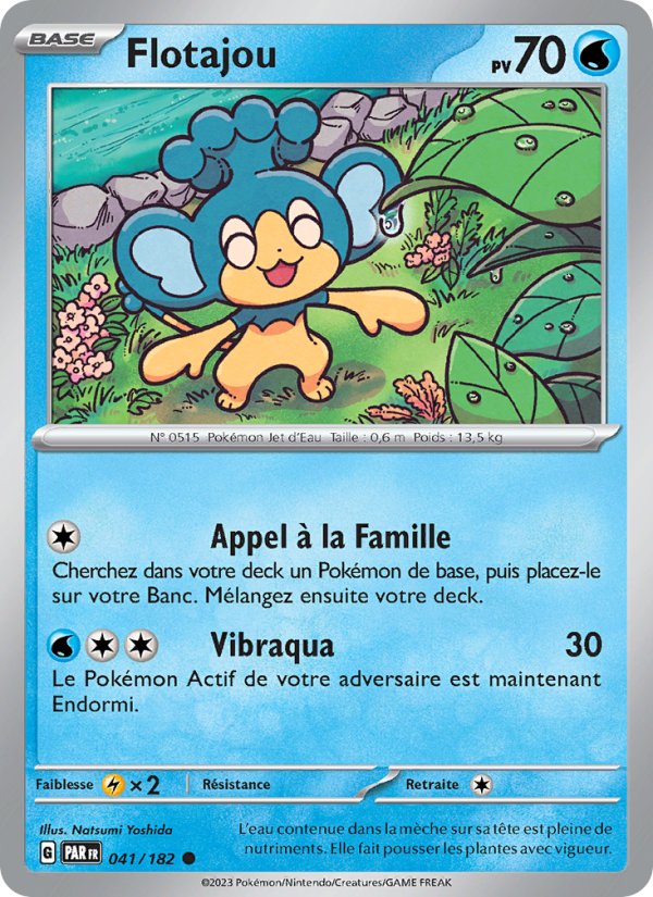 Flotajou 041 — Paradox Rift (French Pokémon TCG card)