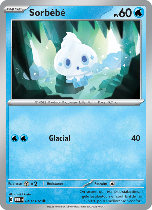 Sorbébé 043 — Paradox Rift (French Pokémon TCG card)