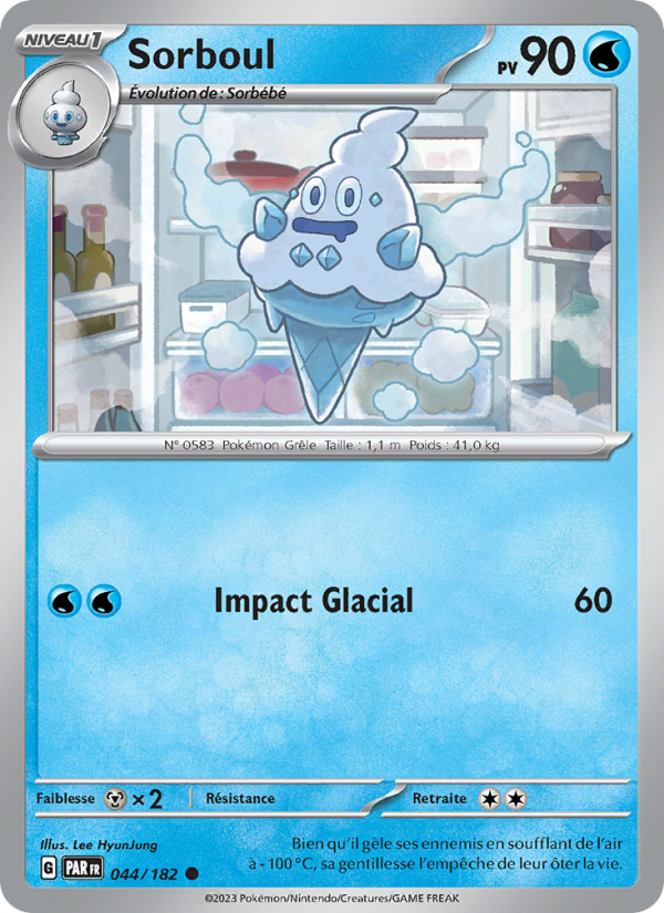 Sorboul 044 — Paradox Rift (French Pokémon TCG card)
