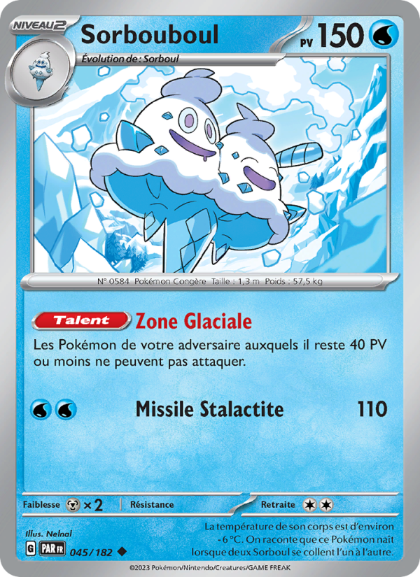 Sorbouboul 045 — Paradox Rift (French Pokémon TCG card)
