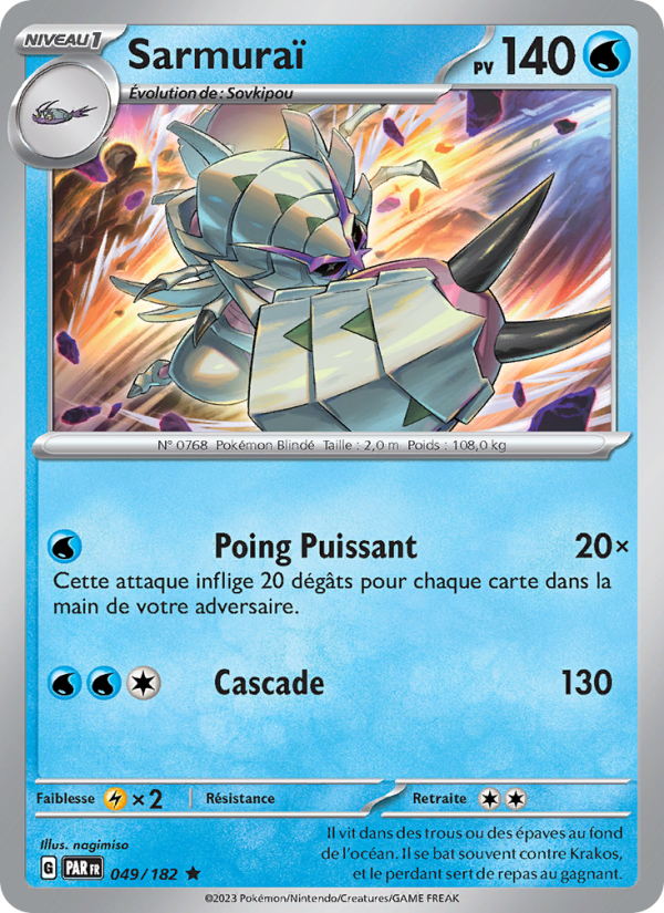 Sarmuraï 049 — Paradox Rift (French Pokémon TCG card)