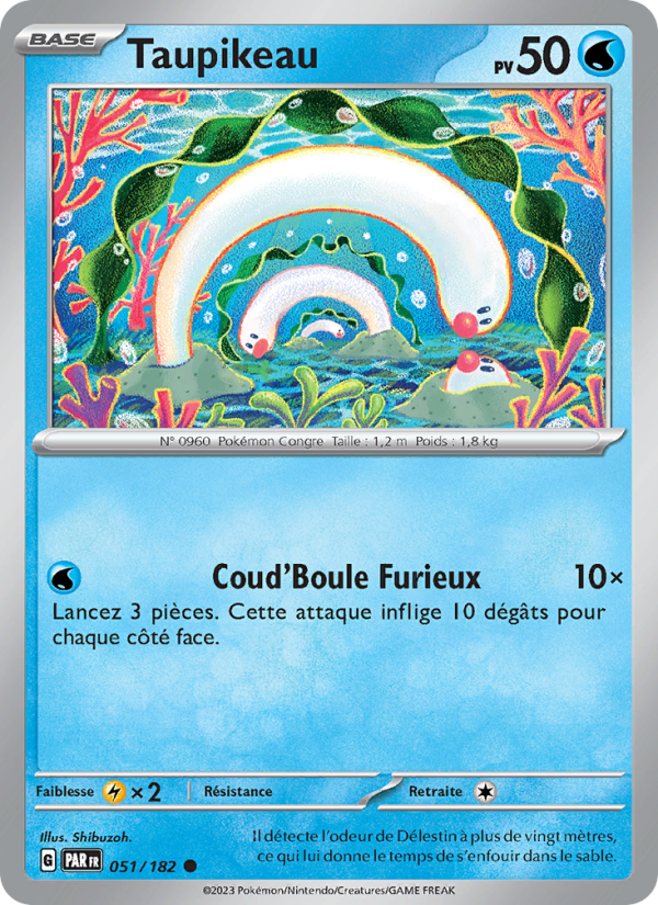Taupikeau 051 — Paradox Rift (French Pokémon TCG card)