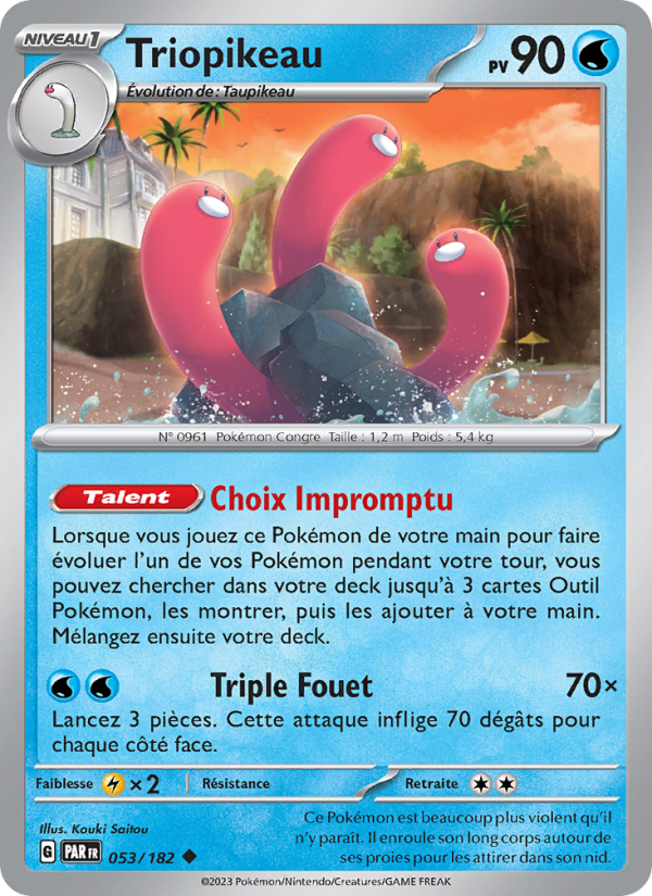 Triopikeau 053 — Paradox Rift (French Pokémon TCG card)