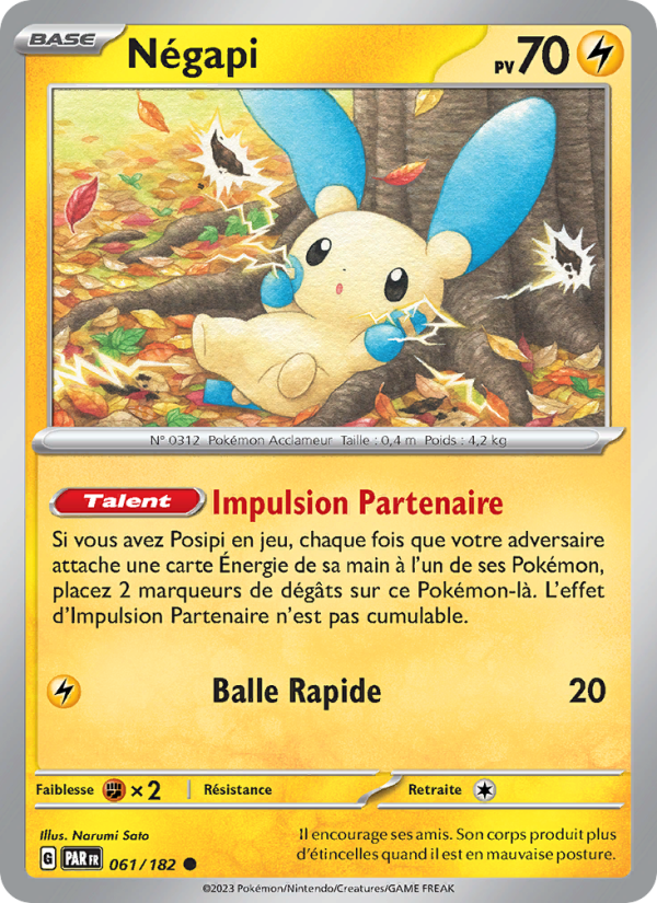 Négapi 061 — Paradox Rift (French Pokémon TCG card)
