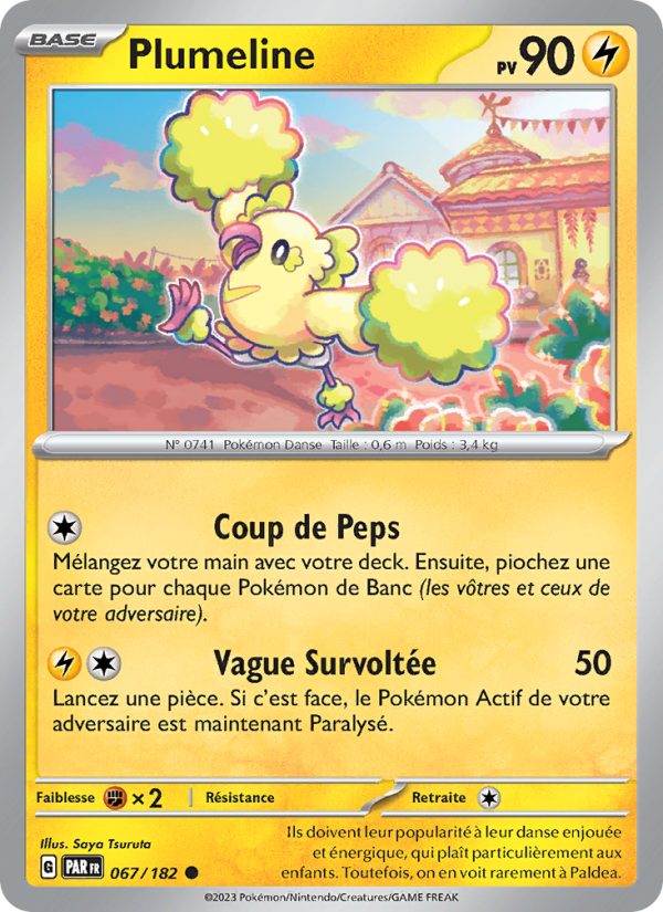 Plumeline 067 — Paradox Rift (French Pokémon TCG card)