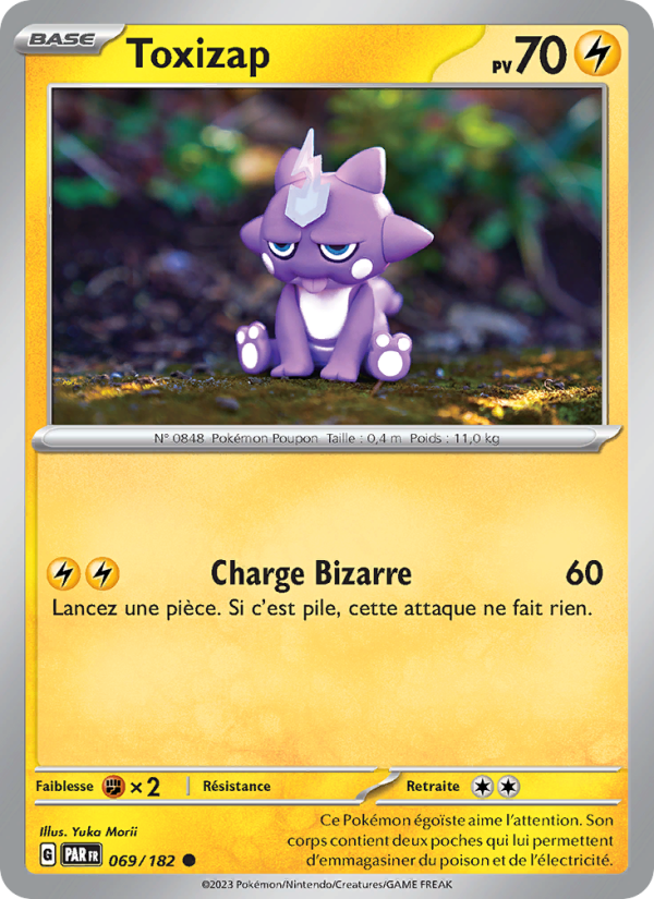 Toxizap 069 — Paradox Rift (French Pokémon TCG card)
