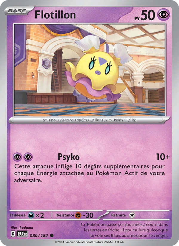 Flotillon 080 — Paradox Rift (French Pokémon TCG card)