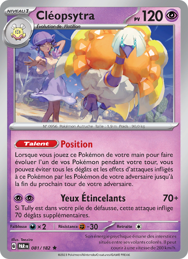 Cléopsytra 081 — Paradox Rift (French Pokémon TCG card)