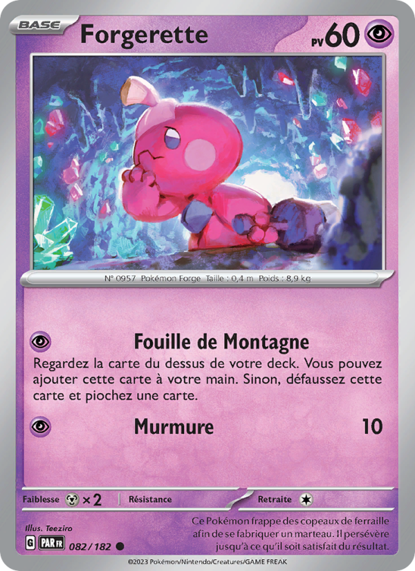 Forgerette 082 — Paradox Rift (French Pokémon TCG card)