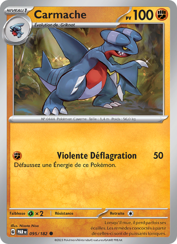Carmache 095 — Paradox Rift (French Pokémon TCG card)