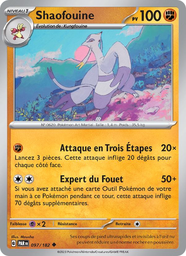 Shaofouine 097 — Paradox Rift (French Pokémon TCG card)