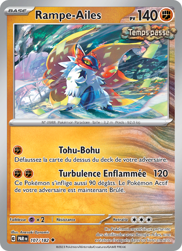 Rampe-Ailes 107 — Paradox Rift (French Pokémon TCG card)