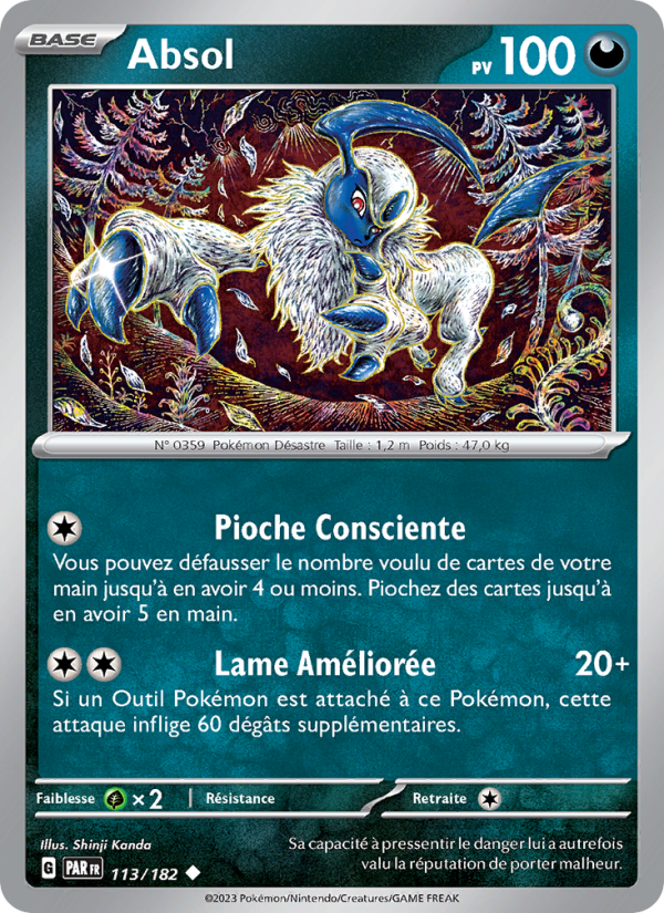 Absol 113 — Paradox Rift (French Pokémon TCG card)