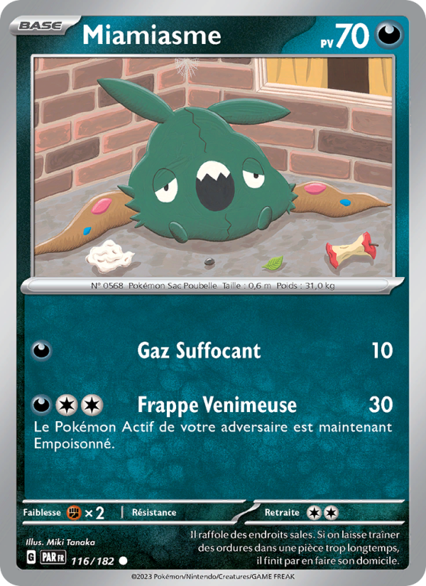 Miamiasme 116 — Paradox Rift (French Pokémon TCG card)