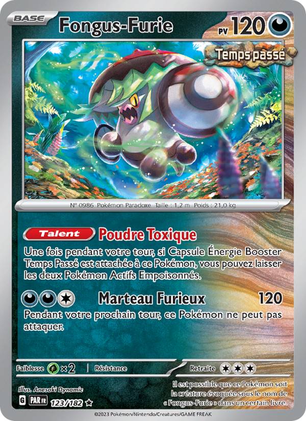 Fongus-Furie 123 — Paradox Rift (French Pokémon TCG card)