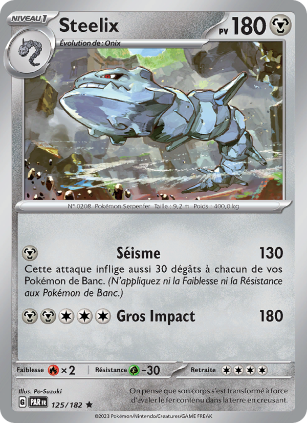 Steelix 125 — Paradox Rift (French Pokémon TCG card)