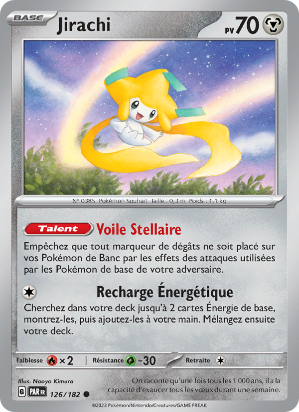 Jirachi 126 — Paradox Rift (French Pokémon TCG card)