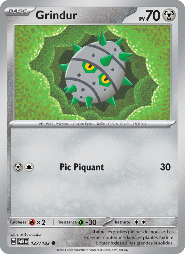 Grindur 127 — Paradox Rift (French Pokémon TCG card)