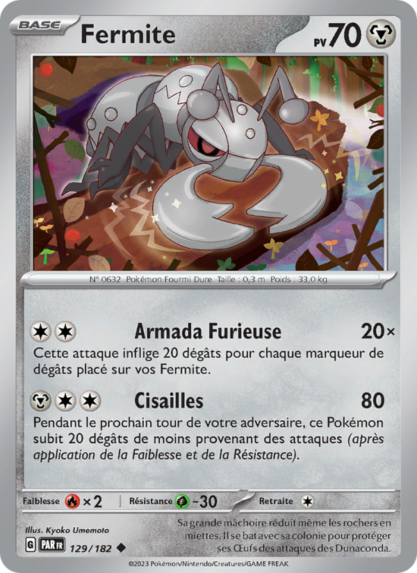 Fermite 129 — Paradox Rift (French Pokémon TCG card)